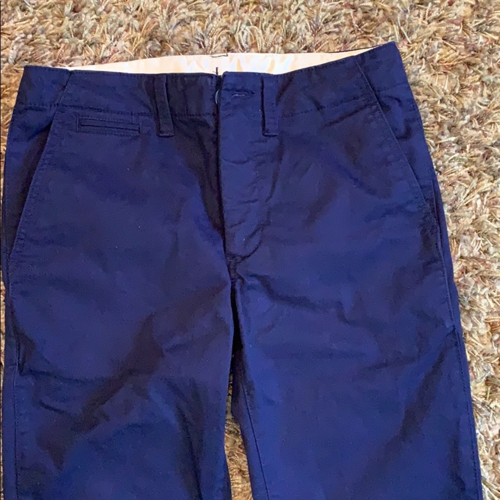 Flat-front chinos